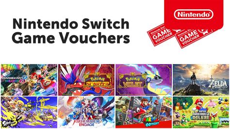 Nintendo switch game vouchers - Nintendo Switch Game Vouchers must be redeemed within 12 months from purchase date, have no cash value, and cannot be transferred, returned, or redeemed for cash. Each Nintendo Switch Game Voucher may be redeemed for one game offered as part of the catalog. To receive promotional value, Nintendo Switch Game Vouchers must be …